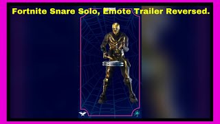 Fortnite Snare Solo Emote Trailer Reversed [upl. by Yawnoc]