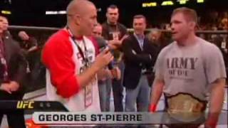 GSP Is Not Impressed By Matt Hughes Performance [upl. by Ase]