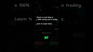 No 100 Wins in Trading Accept It and Move Forward trading tradingadvice tradingpyschology [upl. by Viguerie]