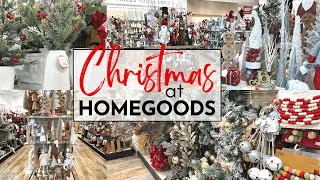 HOMEGOODS CHRISTMAS SHOP WITH ME 2022 NEW HOLIDAY HOME DECOR [upl. by Eilssel658]