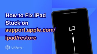 How to Fix iPad Stuck on supportapplecomipadrestore Screen 2023 [upl. by Berne]