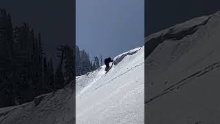 Jake Aaronson down the line Tahoe Backcountry snowboarding [upl. by Meter]