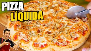 🍕¡Pizza LÍQUIDA en 5 MINUTOS 🥄SIN AMASAR solo con una cuchara La Receta más Rápida para Sorprender [upl. by Lanti]