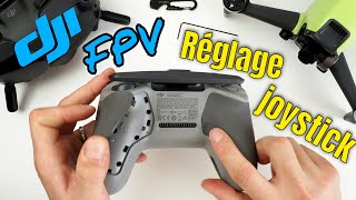 Comment RÉGLER LE JOYSTICK de la manette du drone DJI FPV pour voler en mode M [upl. by Monjan]