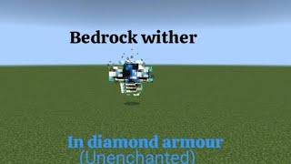 I killed the bedrock wither in Minecraft with only diamond armour lifesteals6 [upl. by Siuqcram449]