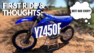 First Ride on the 2024 YZ450F [upl. by Greene907]