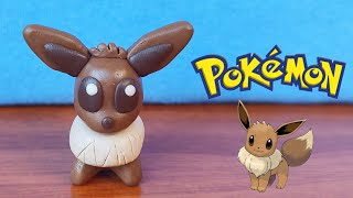 EEVEE de plastilina POKEMON Kawaii pokemon eevee eeveeevolutions [upl. by Harned]