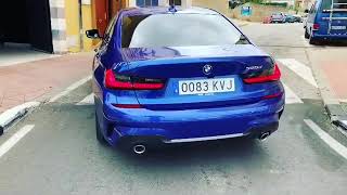 Bmw 320d G20  Accelerate exhaust sound [upl. by Steffi]