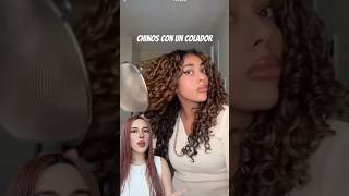 Secar cabello con un colador 😯 hair tips viralvideo [upl. by Narmi]