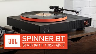 JBL Spinner BT Turntable w Bluetooth aptX HD  BEST BEGINNER VINYL RECORD PLAYER 🤔 [upl. by Thetisa]