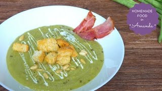 Creamy Green Bean Soup Easy Soup Recipe  Homemade Food by Amanda [upl. by Ahseiyn175]