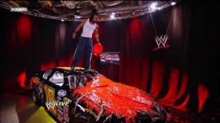 Kofi Kingston defaces Randy Ortons gift [upl. by Latsyk]