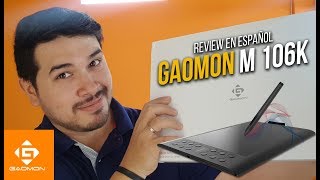 Review en español  tableta para diseño GAOMON M106K [upl. by Salzhauer156]