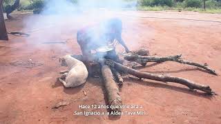 Comida trad Mbyamandioca con carnemanjio chooPará MiríKaraí TataendyTavá MiríMnes Arg [upl. by Ynwat]