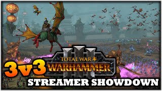 🔴LIVE  3v3 Streamer Showdown in Total War WH3 Finale  Daily stream  2242 [upl. by Zetrauq]