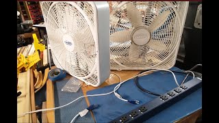 Box fan amperage test [upl. by Eahsal]