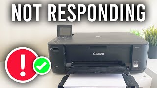 How To Fix Canon Printer Not Responding  Full Guide [upl. by Fernando]