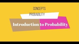 Video 1  Probability Introduction [upl. by Esej]