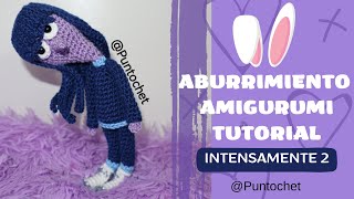 ABURRIMIENTO AMIGURUMI TUTORIAL  INTENSAMENTE 2  PUNTOCHET [upl. by Yrocal]