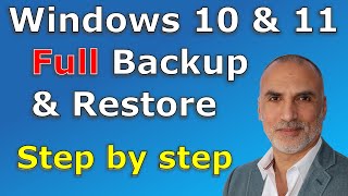 Windows 11 amp Windows 10 backup and restore full system image [upl. by Tull425]