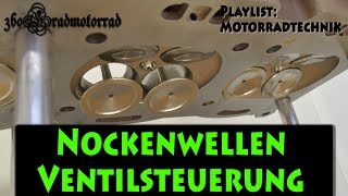 360GradMotorrad  Nockenwellen Ventilsteuerung [upl. by Klayman]