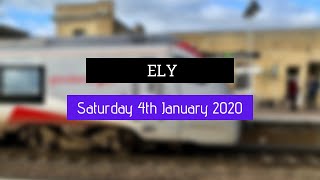 Trains and announcements at Ely 04012020 ft Darron [upl. by Asert]