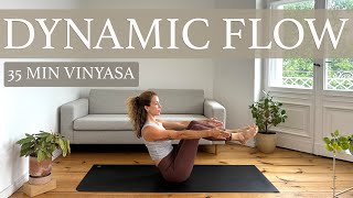 Dynamic Yoga Flow for Strength and Vital Energy  35 Min Vinyasa Flow [upl. by Naleag448]