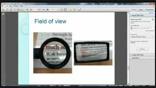 Optical low vision aids PART 1 [upl. by Adnohsal]