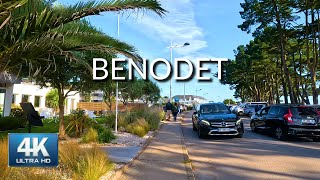 4K🌴Benodet Coastline City Walking Tour 2023 France  HDR 60fps [upl. by Hibbs297]