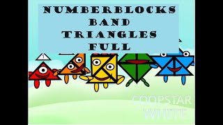 Numberblocks Band Triangles 1150 Full Band Hidden Word [upl. by Magree764]