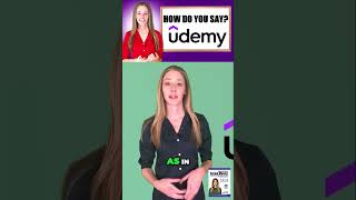 How to say Udemy [upl. by Ylas]