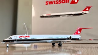 UNBOXING and REVIEW Jc wings 1200 Swissair md81 reg HBING  LH2093 [upl. by Margreta]