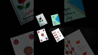 Beautiful greetings card design ideas💡 card ideas pattern ytshorts [upl. by Etsirhc798]