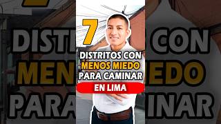 7 DISTRITOS PARA CAMINAR CON MENOS MIEDO 😲😲 [upl. by Lyreb]