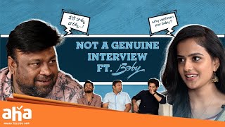 Not a genuine Interview ft Baby 💁🏼‍♀️  Vaishnavi Anand Viraj  Sai Rajesh  SKN  Baby on aha [upl. by Dulci925]