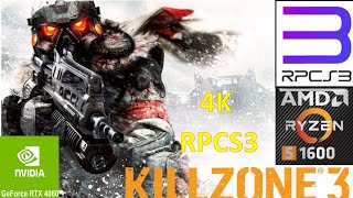 KILL ZONE 3 4K RPCS3 RTX4060 [upl. by Assecnirp]