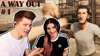 Unser erstes Let’s Play zusammen  A Way Out 1 Dner [upl. by Akemor]