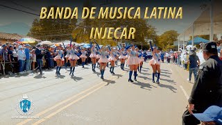 BANDA DE MUSICA LATINA INJECAR DESFILE 15 DE SEPTIEMRE 2024 [upl. by Catt]