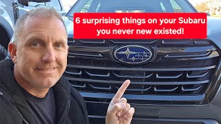 6 Surprising Things on your Subaru you never knew existed Forester Legacy Outback Impreza [upl. by Esserac]