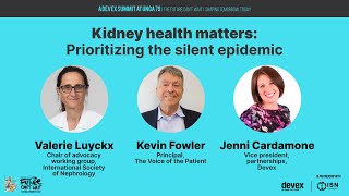 DevexUNGA79 Day 1 14  Kidney health matters prioritizing the silent epidemic [upl. by Anatola138]