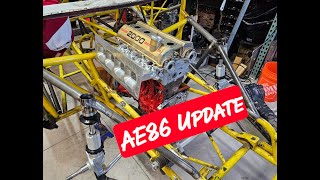 AE86 Chassis Update ae86 trd dragrace [upl. by Ernesto]