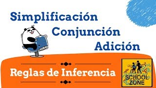 Simplificación Conjunción Adición  Reglas lógicas [upl. by Lectra374]