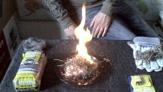 How To Make Fire Without Matches or Lighter Steelwool  Battery  sparks flames fire [upl. by Vite]