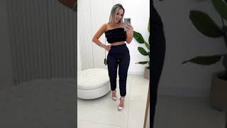 Roupas femininas com elegância qualidade e muito confortável no corpo 💞🌹moda [upl. by Nyrehtac]