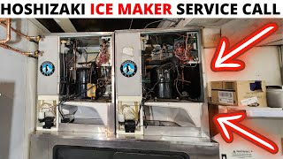 HVACR Hoshizaki Ice Maker Service Call Hoshizaki Troubleshooting And Repair Water Supply Line [upl. by Sarah]