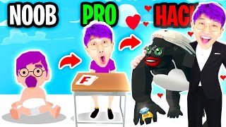 NOOB vs PRO vs HACKER In 100 YEARS LIFE SIMULATOR ALL LEVELS 1100 [upl. by Phare332]