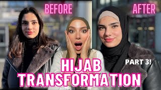 NON HIJABIS TRYING THE HIJAB FOR THE FIRST TIME PART 3 with a surprise [upl. by Anastatius]