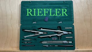 Review  Riefler SPG 23 Drafting Set w Rare “minime” compass [upl. by Thurmann]