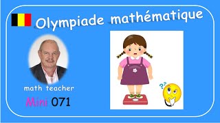 Olympiade Mathématique 2024 mini 070 [upl. by Durarte]