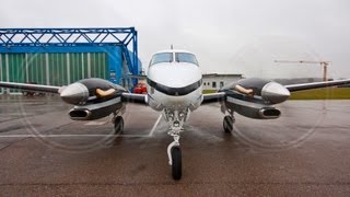 Beechcraft King Air C90GTi  Very Close Start Up Take Off Landing Taxiing Full HD [upl. by Zoila140]